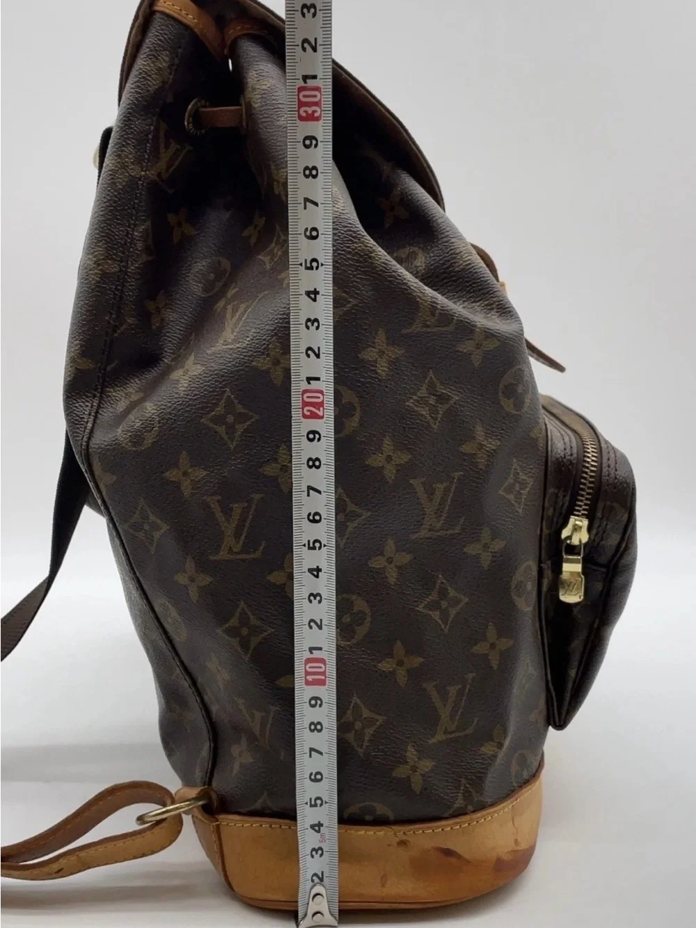 Louis Vuitton Monogram Backpack in Brown and Tan